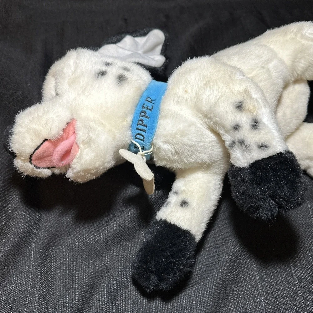 Vintage Disney Store Stamped 101 Dalmatians Little Dipper Dog Plush size